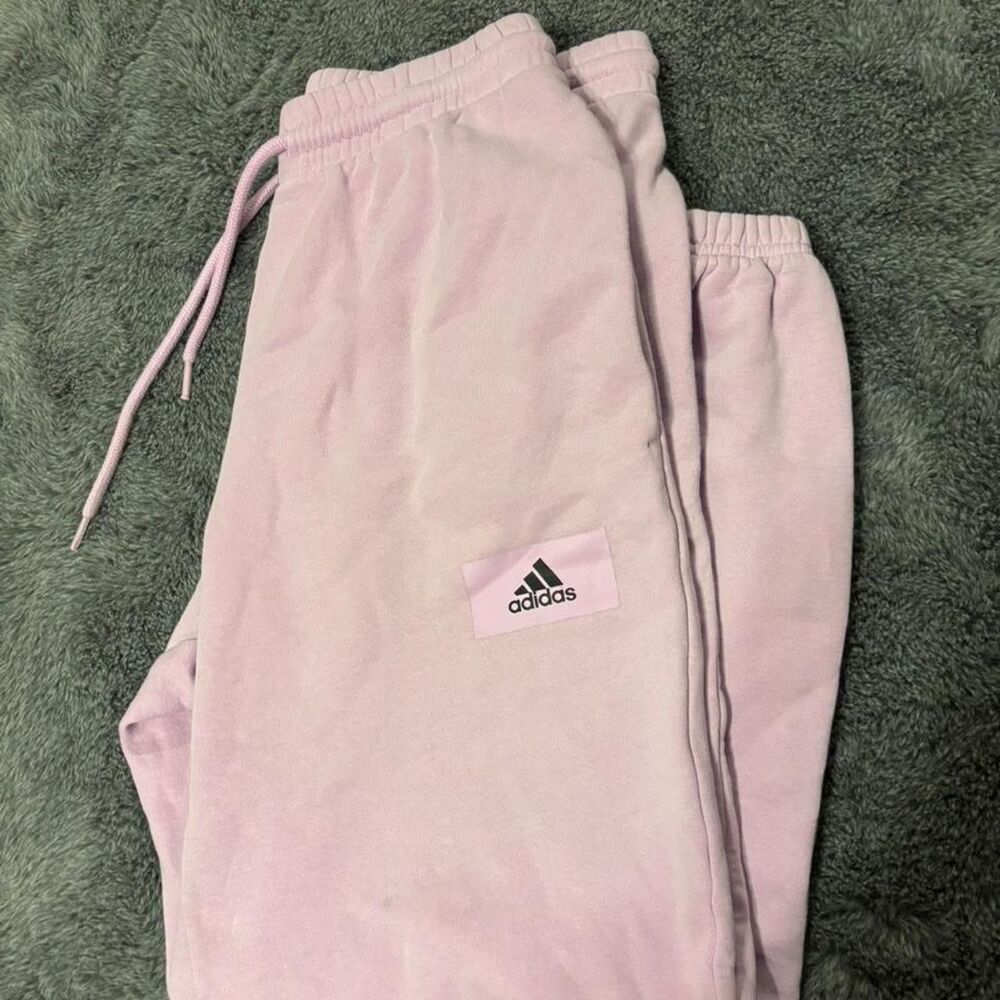 Adidas Women's Pink and Purple Joggers-tracksuits